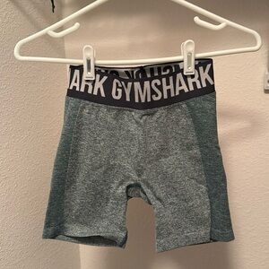 Gymshark forest green flex shorts